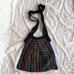 Crocheted shoulder bag